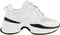 GUESS Jennea 2 Active Lady - Chunky Sneakers - Glitterstof - Wit