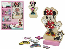 Minnie Mouse aankleed set - Hout met magneet
