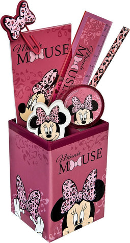 Minnie Mouse Gevulde Pennenbak 7 delig