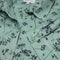 Mintgroene blouse met bloemen van viscose