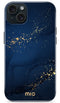 Mio by Mobilize Hoesje geschikt voor Apple iPhone 13 MagSafe Telefoonhoesje Hardcase | Mio by Mobilize Backcover | Geschikt voor MagSafe | Geschikt voor Draadloos Opladen met Magnetische Ring | MagSafe Case - Midnight Sparkle | Blauw