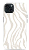 Mio by Mobilize Hoesje geschikt voor Apple iPhone 13 MagSafe Telefoonhoesje Hardcase | Mio by Mobilize Backcover | Geschikt voor MagSafe | Geschikt voor Draadloos Opladen met Magnetische Ring | MagSafe Case - Sandy Zebra | Wit