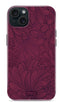 Mio by Mobilize Hoesje geschikt voor Apple iPhone 13 MagSafe Telefoonhoesje Hardcase | Mio by Mobilize Backcover | Geschikt voor MagSafe | Geschikt voor Draadloos Opladen met Magnetische Ring | MagSafe Case - Berry Blooms | Rood