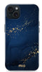 Mio by Mobilize Hoesje geschikt voor Apple iPhone 13 MagSafe Telefoonhoesje Hardcase | Mio by Mobilize Backcover | Geschikt voor MagSafe | Geschikt voor Draadloos Opladen met Magnetische Ring | MagSafe Case - Midnight Sparkle | Blauw