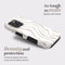 Mio by Mobilize Hoesje geschikt voor Apple iPhone 13 MagSafe Telefoonhoesje Hardcase | Mio by Mobilize Backcover | Geschikt voor MagSafe | Geschikt voor Draadloos Opladen met Magnetische Ring | MagSafe Case - Sandy Zebra | Wit