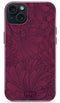 Mio by Mobilize Hoesje geschikt voor Apple iPhone 13 MagSafe Telefoonhoesje Hardcase | Mio by Mobilize Backcover | Geschikt voor MagSafe | Geschikt voor Draadloos Opladen met Magnetische Ring | MagSafe Case - Berry Blooms | Rood