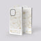 Mio by Mobilize Hoesje geschikt voor Apple iPhone 13 MagSafe Telefoonhoesje Hardcase | Mio by Mobilize Backcover | Geschikt voor MagSafe | Geschikt voor Draadloos Opladen met Magnetische Ring | MagSafe Case - White Roses | Wit