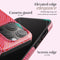 Mio by Mobilize Hoesje geschikt voor Apple iPhone 13 MagSafe Telefoonhoesje Hardcase | Mio by Mobilize Backcover | Geschikt voor MagSafe | Geschikt voor Draadloos Opladen met Magnetische Ring | MagSafe Case - Wild Hearts | Roze