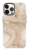 Mio by Mobilize Hoesje geschikt voor Apple iPhone 13 Pro MagSafe Telefoonhoesje Hardcase | Mio by Mobilize Backcover | Geschikt voor MagSafe | Geschikt voor Draadloos Opladen met Magnetische Ring | MagSafe Case - Gold Marble | Goud