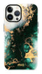 Mio by Mobilize Hoesje geschikt voor Apple iPhone 13 Pro MagSafe Telefoonhoesje Hardcase | Mio by Mobilize Backcover | Geschikt voor MagSafe | Geschikt voor Draadloos Opladen met Magnetische Ring | MagSafe Case - Green Marble | Groen