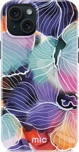 Mio by Mobilize Hoesje geschikt voor Apple iPhone 14 Plus MagSafe Telefoonhoesje Hardcase | Mio by Mobilize Backcover | Geschikt voor MagSafe | Geschikt voor Draadloos Opladen met Magnetische Ring | MagSafe Case - Flowers