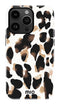 Mio by Mobilize Hoesje geschikt voor Apple iPhone 14 Pro MagSafe Telefoonhoesje Hardcase | Mio by Mobilize Backcover | Geschikt voor MagSafe | Geschikt voor Draadloos Opladen met Magnetische Ring | MagSafe Case - Leopard | Zwart,wit