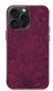 Mio by Mobilize Hoesje geschikt voor Apple iPhone 15 Pro MagSafe Telefoonhoesje Hardcase | Mio by Mobilize Backcover | Geschikt voor MagSafe | Geschikt voor Draadloos Opladen met Magnetische Ring | MagSafe Case - Berry Blooms | Rood