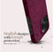 Mio by Mobilize Hoesje geschikt voor Apple iPhone 15 Pro MagSafe Telefoonhoesje Hardcase | Mio by Mobilize Backcover | Geschikt voor MagSafe | Geschikt voor Draadloos Opladen met Magnetische Ring | MagSafe Case - Berry Blooms | Rood