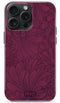 Mio by Mobilize Hoesje geschikt voor Apple iPhone 15 Pro MagSafe Telefoonhoesje Hardcase | Mio by Mobilize Backcover | Geschikt voor MagSafe | Geschikt voor Draadloos Opladen met Magnetische Ring | MagSafe Case - Berry Blooms | Rood