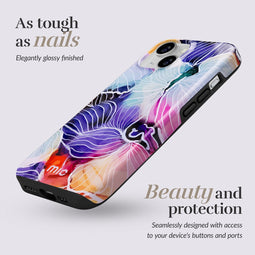 Mio by Mobilize Hoesje geschikt voor Apple iPhone 16 MagSafe Telefoonhoesje Hardcase | Mio by Mobilize Backcover | Geschikt voor MagSafe | Geschikt voor Draadloos Opladen met Magnetische Ring | MagSafe Case - Flowers