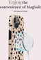 Mio by Mobilize Hoesje geschikt voor Apple iPhone 16 Plus MagSafe Telefoonhoesje Hardcase | Mio by Mobilize Backcover | Geschikt voor MagSafe | Geschikt voor Draadloos Opladen met Magnetische Ring | MagSafe Case - Spots | Bruin