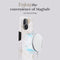 Mio by Mobilize Hoesje geschikt voor Apple iPhone 16 Plus MagSafe Telefoonhoesje Hardcase | Mio by Mobilize Backcover | Geschikt voor MagSafe | Geschikt voor Draadloos Opladen met Magnetische Ring | MagSafe Case - White Roses | Wit