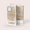 Mio by Mobilize Hoesje geschikt voor Apple iPhone 16 Plus MagSafe Telefoonhoesje Hardcase | Mio by Mobilize Backcover | Geschikt voor MagSafe | Geschikt voor Draadloos Opladen met Magnetische Ring | MagSafe Case - Gold Marble | Goud