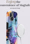 Mio by Mobilize Hoesje geschikt voor Apple iPhone 16 Plus MagSafe Telefoonhoesje Hardcase | Mio by Mobilize Backcover | Geschikt voor MagSafe | Geschikt voor Draadloos Opladen met Magnetische Ring | MagSafe Case - Flowers