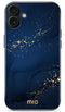 Mio by Mobilize Hoesje geschikt voor Apple iPhone 16 Plus MagSafe Telefoonhoesje Hardcase | Mio by Mobilize Backcover | Geschikt voor MagSafe | Geschikt voor Draadloos Opladen met Magnetische Ring | MagSafe Case - Midnight Sparkle | Blauw