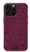 Mio by Mobilize Hoesje geschikt voor Apple iPhone 16 Pro MagSafe Telefoonhoesje Hardcase | Mio by Mobilize Backcover | Geschikt voor MagSafe | Geschikt voor Draadloos Opladen met Magnetische Ring | MagSafe Case - Berry Blooms | Rood