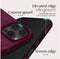 Mio by Mobilize Hoesje geschikt voor Apple iPhone 16 Pro MagSafe Telefoonhoesje Hardcase | Mio by Mobilize Backcover | Geschikt voor MagSafe | Geschikt voor Draadloos Opladen met Magnetische Ring | MagSafe Case - Berry Blooms | Rood