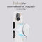 Mio by Mobilize Hoesje geschikt voor Apple iPhone 16 Pro MagSafe Telefoonhoesje Hardcase | Mio by Mobilize Backcover | Geschikt voor MagSafe | Geschikt voor Draadloos Opladen met Magnetische Ring | MagSafe Case - White Roses | Wit