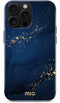 Mio by Mobilize Hoesje geschikt voor Apple iPhone 16 Pro MagSafe Telefoonhoesje Hardcase | Mio by Mobilize Backcover | Geschikt voor MagSafe | Geschikt voor Draadloos Opladen met Magnetische Ring | MagSafe Case - Midnight Sparkle | Blauw