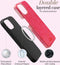 Mio by Mobilize Hoesje geschikt voor Apple iPhone 16 Pro MagSafe Telefoonhoesje Hardcase | Mio by Mobilize Backcover | Geschikt voor MagSafe | Geschikt voor Draadloos Opladen met Magnetische Ring | MagSafe Case - Wild Hearts | Roze