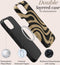 Mio by Mobilize Hoesje geschikt voor Apple iPhone 16 Pro MagSafe Telefoonhoesje Hardcase | Mio by Mobilize Backcover | Geschikt voor MagSafe | Geschikt voor Draadloos Opladen met Magnetische Ring | MagSafe Case - Swirl | Zwart,bruin