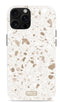 Mio by Mobilize Hoesje geschikt voor Apple iPhone 16 Pro Max MagSafe Telefoonhoesje Hardcase | Mio by Mobilize Backcover | Geschikt voor MagSafe | Geschikt voor Draadloos Opladen met Magnetische Ring | MagSafe Case - Soft Terrazzo | Wit,goud