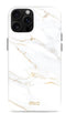 Mio by Mobilize Hoesje geschikt voor Apple iPhone 16 Pro Max MagSafe Telefoonhoesje Hardcase | Mio by Mobilize Backcover | Geschikt voor MagSafe | Geschikt voor Draadloos Opladen met Magnetische Ring | MagSafe Case - White Marble | Wit
