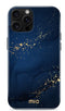 Mio by Mobilize Hoesje geschikt voor Apple iPhone 16 Pro Max MagSafe Telefoonhoesje Hardcase | Mio by Mobilize Backcover | Geschikt voor MagSafe | Geschikt voor Draadloos Opladen met Magnetische Ring | MagSafe Case - Midnight Sparkle | Blauw
