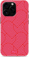 Mio by Mobilize Hoesje geschikt voor Apple iPhone 16 Pro Max MagSafe Telefoonhoesje Hardcase | Mio by Mobilize Backcover | Geschikt voor MagSafe | Geschikt voor Draadloos Opladen met Magnetische Ring | MagSafe Case - Wild Hearts | Roze