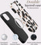 Mio by Mobilize Hoesje geschikt voor Apple iPhone 16 Pro Max MagSafe Telefoonhoesje Hardcase | Mio by Mobilize Backcover | Geschikt voor MagSafe | Geschikt voor Draadloos Opladen met Magnetische Ring | MagSafe Case - Leopard | Zwart,wit