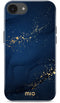 Mio by Mobilize Hoesje geschikt voor Apple iPhone 16e MagSafe Telefoonhoesje Hardcase | Mio by Mobilize Backcover | Geschikt voor MagSafe | Geschikt voor Draadloos Opladen met Magnetische Ring | MagSafe Case - Midnight Sparkle | Blauw