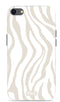 Mio by Mobilize Hoesje geschikt voor Apple iPhone 7 MagSafe Telefoonhoesje Hardcase | Mio by Mobilize Backcover | Geschikt voor MagSafe | Geschikt voor Draadloos Opladen met Magnetische Ring | MagSafe Case - Sandy Zebra | Wit
