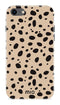 Mio by Mobilize Hoesje geschikt voor Apple iPhone 7 MagSafe Telefoonhoesje Hardcase | Mio by Mobilize Backcover | Geschikt voor MagSafe | Geschikt voor Draadloos Opladen met Magnetische Ring | MagSafe Case - Spots | Bruin
