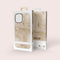 Mio by Mobilize Hoesje geschikt voor Apple iPhone 7 MagSafe Telefoonhoesje Hardcase | Mio by Mobilize Backcover | Geschikt voor MagSafe | Geschikt voor Draadloos Opladen met Magnetische Ring | MagSafe Case - Gold Marble | Goud