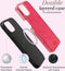 Mio by Mobilize Hoesje geschikt voor Apple iPhone 7 MagSafe Telefoonhoesje Hardcase | Mio by Mobilize Backcover | Geschikt voor MagSafe | Geschikt voor Draadloos Opladen met Magnetische Ring | MagSafe Case - Wild Hearts | Roze