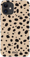 Mio by Mobilize Hoesje geschikt voor Apple iPhone XR MagSafe Telefoonhoesje Hardcase | Mio by Mobilize Backcover | Geschikt voor MagSafe | Geschikt voor Draadloos Opladen met Magnetische Ring | MagSafe Case - Spots | Bruin