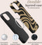 Mio by Mobilize Hoesje geschikt voor Apple iPhone XR MagSafe Telefoonhoesje Hardcase | Mio by Mobilize Backcover | Geschikt voor MagSafe | Geschikt voor Draadloos Opladen met Magnetische Ring | MagSafe Case - Swirl | Zwart,bruin