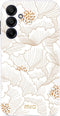 Mio by Mobilize Hoesje geschikt voor Samsung Galaxy A15 MagSafe Telefoonhoesje Hardcase | Mio by Mobilize Backcover | Geschikt voor MagSafe | Geschikt voor Draadloos Opladen met Magnetische Ring | MagSafe Case - White Roses | Wit