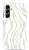 Mio by Mobilize Hoesje geschikt voor Samsung Galaxy A16 MagSafe Telefoonhoesje Hardcase | Mio by Mobilize Backcover | Geschikt voor MagSafe | Geschikt voor Draadloos Opladen met Magnetische Ring | MagSafe Case - Sandy Zebra | Wit