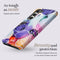 Mio by Mobilize Hoesje geschikt voor Samsung Galaxy A16 MagSafe Telefoonhoesje Hardcase | Mio by Mobilize Backcover | Geschikt voor MagSafe | Geschikt voor Draadloos Opladen met Magnetische Ring | MagSafe Case - Flowers