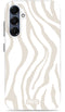 Mio by Mobilize Hoesje geschikt voor Samsung Galaxy A16 MagSafe Telefoonhoesje Hardcase | Mio by Mobilize Backcover | Geschikt voor MagSafe | Geschikt voor Draadloos Opladen met Magnetische Ring | MagSafe Case - Sandy Zebra | Wit