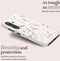Mio by Mobilize Hoesje geschikt voor Samsung Galaxy A16 MagSafe Telefoonhoesje Hardcase | Mio by Mobilize Backcover | Geschikt voor MagSafe | Geschikt voor Draadloos Opladen met Magnetische Ring | MagSafe Case - Soft Terrazzo | Wit,goud