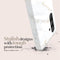 Mio by Mobilize Hoesje geschikt voor Samsung Galaxy A16 MagSafe Telefoonhoesje Hardcase | Mio by Mobilize Backcover | Geschikt voor MagSafe | Geschikt voor Draadloos Opladen met Magnetische Ring | MagSafe Case - White Marble | Wit