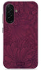 Mio by Mobilize Hoesje geschikt voor Samsung Galaxy A26 MagSafe Telefoonhoesje Hardcase | Mio by Mobilize Backcover | Geschikt voor MagSafe | Geschikt voor Draadloos Opladen met Magnetische Ring | MagSafe Case - Berry Blooms | Rood